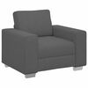 vidaXL Sofa fotelja tamno siva 100x77x82 cm korduro tkanina