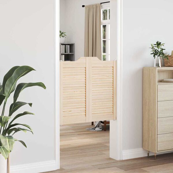 vidaXL Okretna vrata s re&scaron;etkama Dizajn 2 para 80x80 cm Puno Drvo Bor