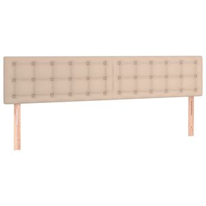 vidaXL Uzglavlja cappuccina 160x5x78/88 cm od umjetne kože