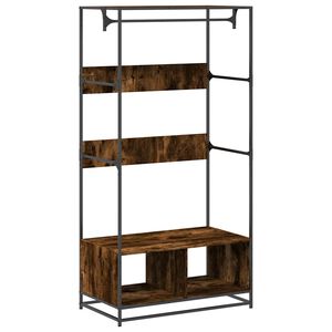 vidaXL Ormar boja dimljenog hrasta 90x50x180 cm od konstruiranog drva