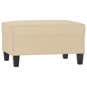 vidaXL Tabure krem 70 x 55 x 41 cm od mikrovlakana