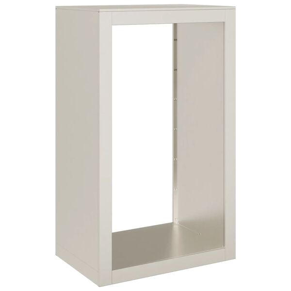 vidaXL Stalak za drva za ogrjev 60x40x100 cm Pohabani čelik