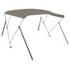 vidaXL Tenda bimini s 3 luka siva 183x180x137 cm