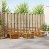 vidaXL Setovi sofa 8 pcs Prirodna Čvrsto drvo akacije