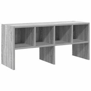 vidaXL Stalak za cipele koji se može slagati sivi Sonoma 89,5x30x40 cm