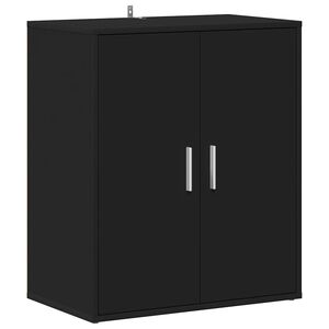 vidaXL Ormarić za cipele crni 60 x 35 x 70 cm od konstruiranog drva