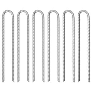 vidaXL Klinovi za &scaron;ator U-oblika 12 kom 41,5 cm &Oslash;12 mm pocinčani čelik