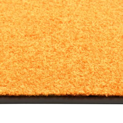vidaXL Otirač perivi narančasti 60 x 90 cm