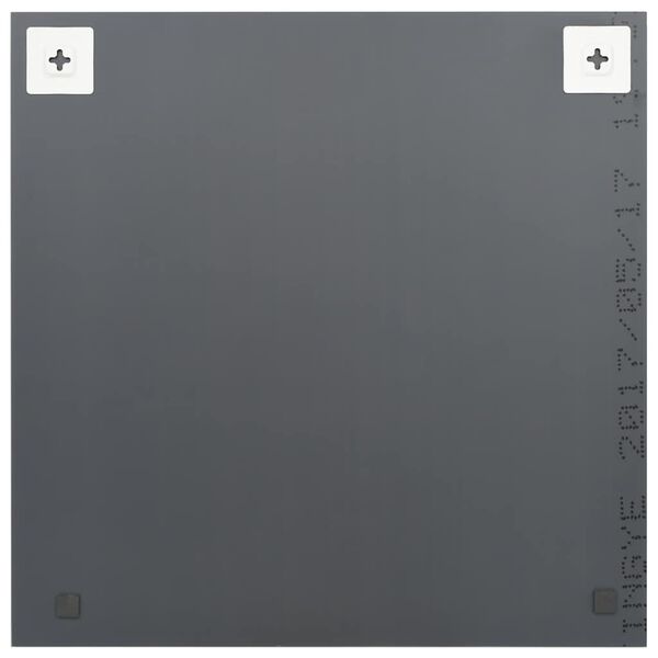 vidaXL Zidno ogledalo 40 x 40 cm červrtasto stakleno