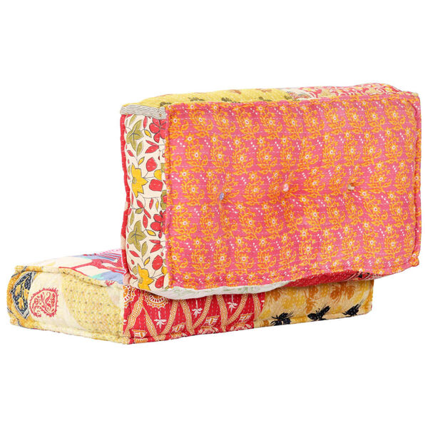 283792 vidaXL Pouffe 100x100x20 cm Patchwork Fabric
