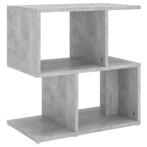 vidaXL Noćni ormarić siva boja betona 50x30x51,5 cm konstruirano drvo