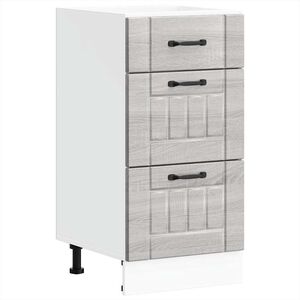 vidaXL Donji kuhinjski ormarić Lucca boja hrasta konstruirano drvo