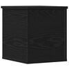 vidaXL Kutija za spremanje Crni hrast 30 x 35 x 35 cm