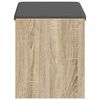 vidaXL Klupa za hodnik s jastukom Sonoma hrast 63 x 38 x 45 cm