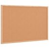 vidaXL Ploča od pluta s okvirom od masivnog borovog drva 60x40 cm