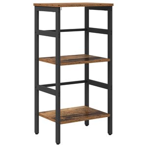 vidaXL Polica 2 razina 40 x 29,5 x 81 cm Konstruirano drvo Staro drvo