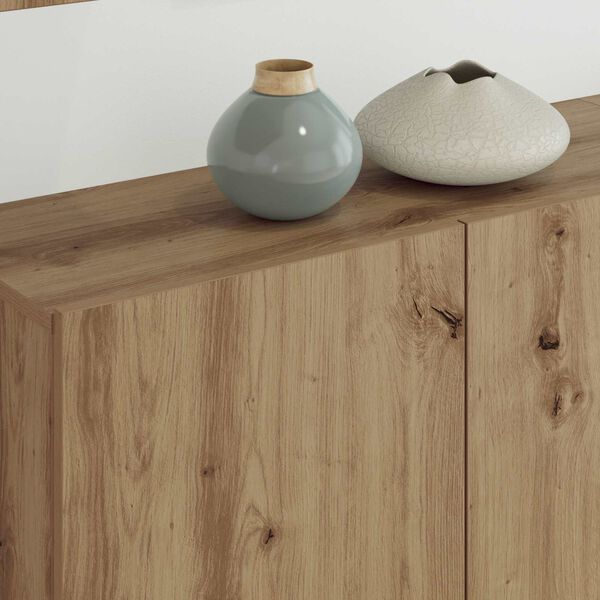 vidaXL TV zidna jedinica 5 pcs Umjetnički hrast Konstruirano drvo