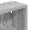 vidaXL Kupaonski zidni ormarić s policom Sivi Sonoma 40 x 16 x 62,5 cm