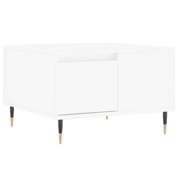 vidaXL Stolić za kavu bijeli 55 x 55 x 36,5 cm od konstruiranog drva