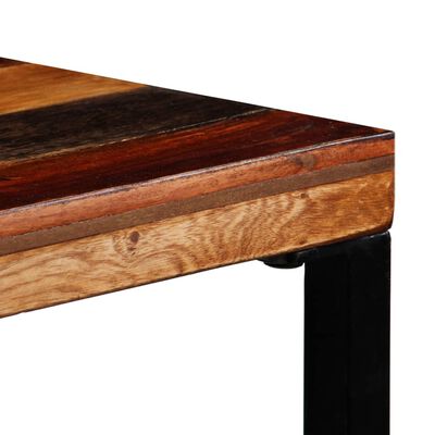 vidaXL Barski stol od masivnog obnovljenog drva 70 x 70 x 106 cm