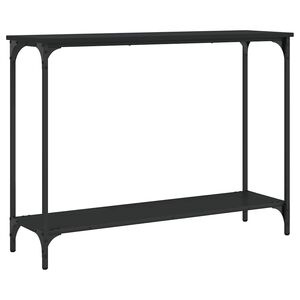 vidaXL Konzolni stol crni 101 x 30,5 x 75 cm od konstruiranog drva