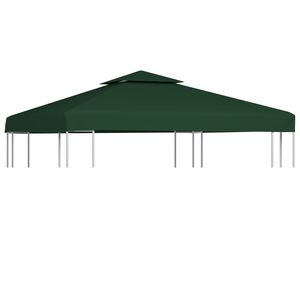 vidaXL Zamjenski pokrov za sjenicu 310 g/m&sup2; zeleni 3 x 3 m