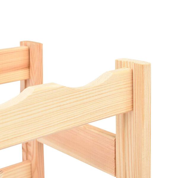 vidaXL Stalak za vino za 20 boca od borovine