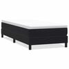 vidaXL Box Spring krevet bez madracem crni 100x220 cm samt