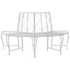 vidaXL Klupa pod drvetom 4-Broj sjedala 160 x 80 x 89 cm Čelik