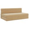vidaXL Sofa na razvlačenje Zelena Siva 152 x 86,5 x 60 cm Tkanina