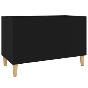vidaXL Ormarić za ploče crni 74,5 x 38 x 48 cm od konstruiranog drva