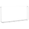 vidaXL Stalak za drva za ogrjev 300x25x150 cm Pocinčani čelik