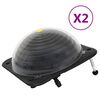vidaXL Solarni grijači za bazen 2 kom 75 x 75 x 36 cm HDPE aluminijski