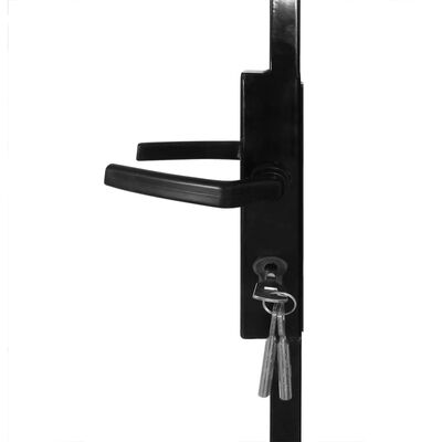 vidaXL Vrata za Ogradu sa Zaobljenim Vrhom 100x200 cm