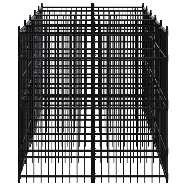 vidaXL Vanjski kavez za pse čelični 9,22 m&sup2;