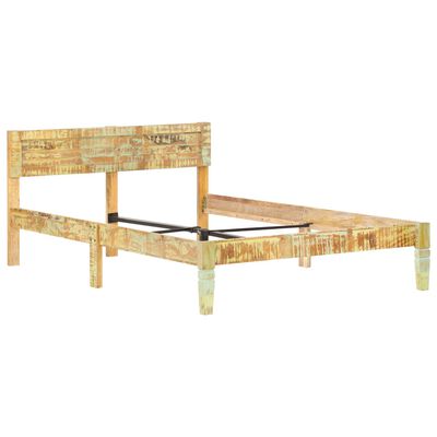 vidaXL Okvir za krevet od masivnog obnovljenog drva 120 x 200 cm