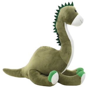 vidaXL Pli&scaron;ani dinosaur brontosaur zeleni