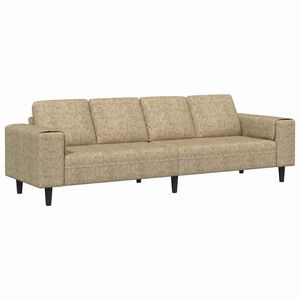 vidaXL Kauč za dnevni boravak Svijetlo siva 250 x 77 x 76 cm