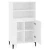 vidaXL Visoka komoda bijela 60x36x110 cm od konstruiranog drva