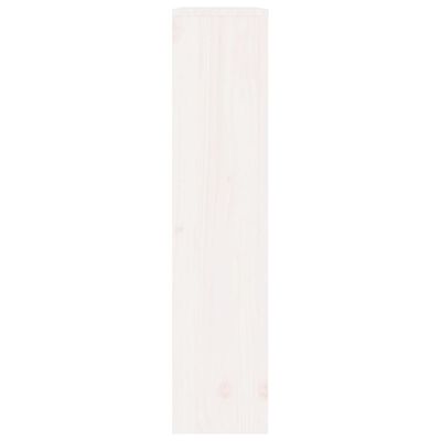 vidaXL Pokrov za radijator bijeli 79,5 x 19 x 84 cm masivna borovina