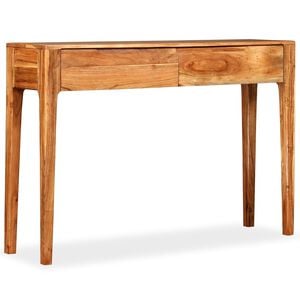 vidaXL Konzolni stol od masivnog drva 118 x 30 x 80 cm
