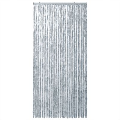 vidaXL Zastor protiv muha bijelo-sivi 100 x 200 cm od šenila