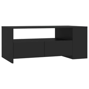 vidaXL Stolić za kavu crni 102 x 55 x 42 cm od konstruiranog drva