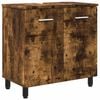 vidaXL Toaletna jedinica Dimljeni hrast 60 x 35 x 60 cm