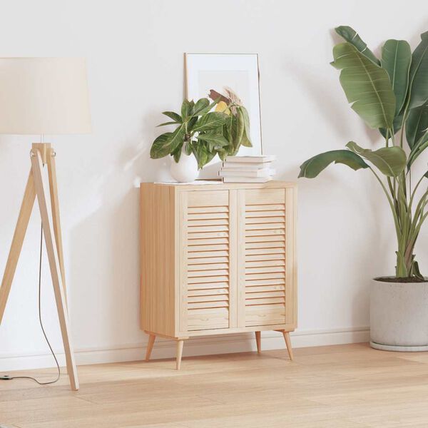 vidaXL Vrata ormarića Dizajn re&scaron;etki 2 kom 61,5x29,5 cm puno drvo bor