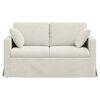 vidaXL Sofa Krema 138 x 78 x 80 cm Bar&scaron;un