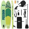 vidaXL SUP Daska s Mjestom 2-u-1 POSEIDON 305 x 76 x 15 cm Zelena za
