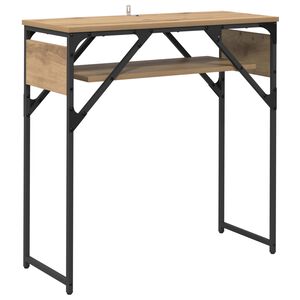vidaXL Konzolnistol Umjetnički hrast Konstruirano drvo 75x30x75cm