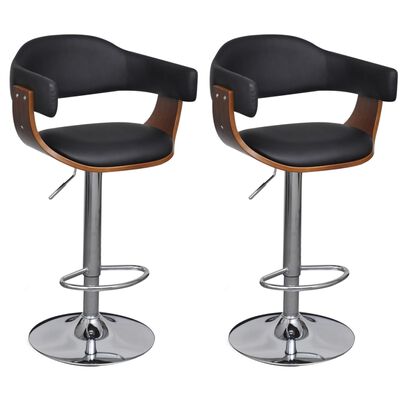 vidaXL Barski stolci od umjetne kože 2 kom