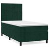 vidaXL Box spring krevet s madracem tamnozeleni 80 x 200 cm bar&scaron;unasti